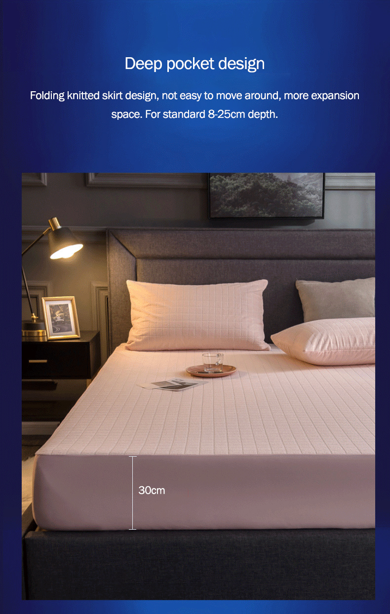 Pure Cotton Waterproof Bedsheet-10